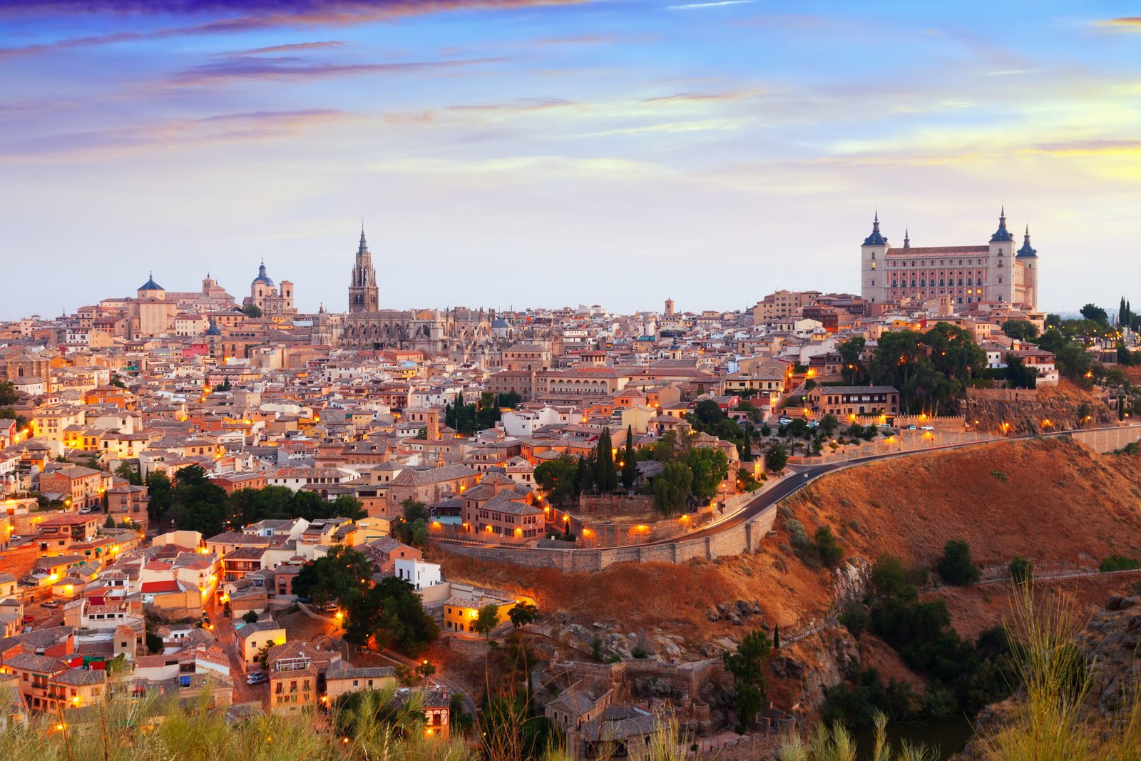 toledo from hill summer morning scaled